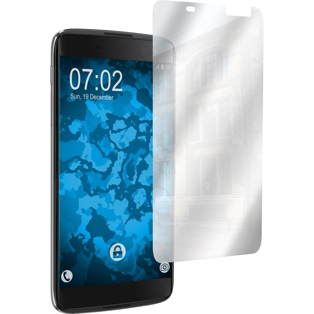 4er-Pack PhoneNatic Displayschutzfolien verspiegelt kompatibel mit BlackBerry DTEK60