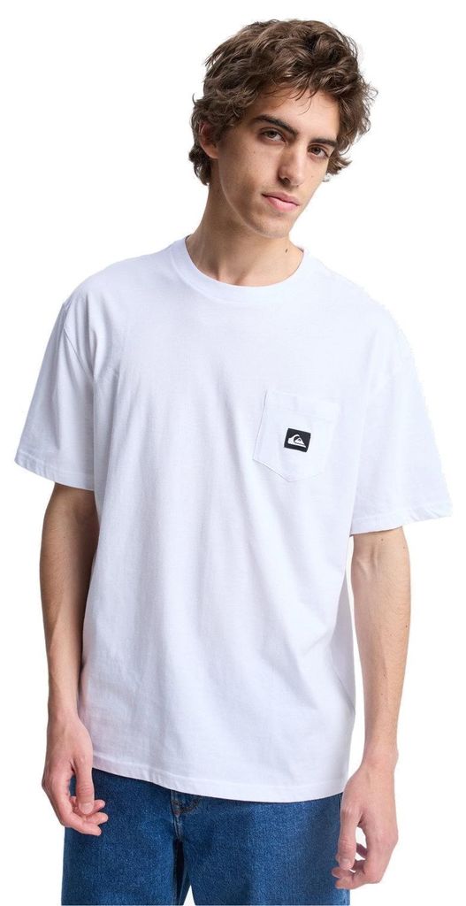 Quiksilver T-Shirt Salt Water Pocket White : XL Größe: XL