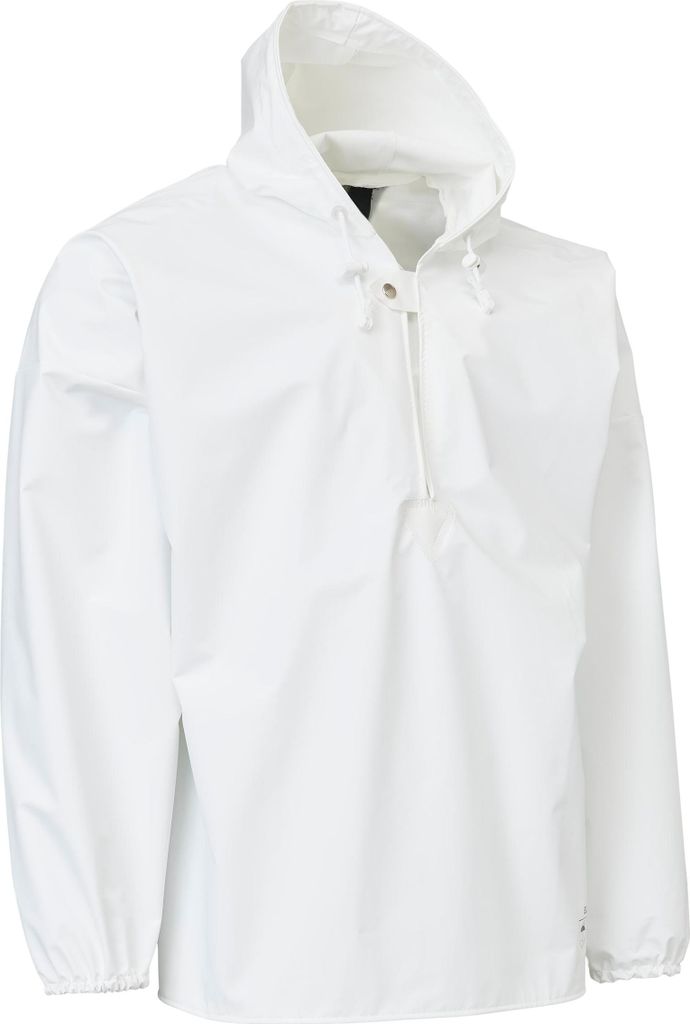 ELKA FOOD Schlupfjacke mit Kapuze Verstärkt Weiss 3XL