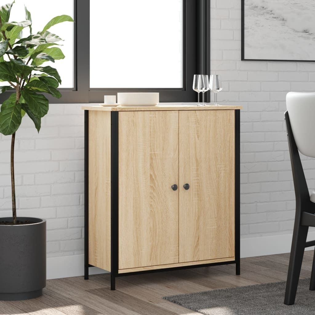 vidaXL Kredens dąb sonoma 70x30x80 cm materiał Zdjęcie produktu 