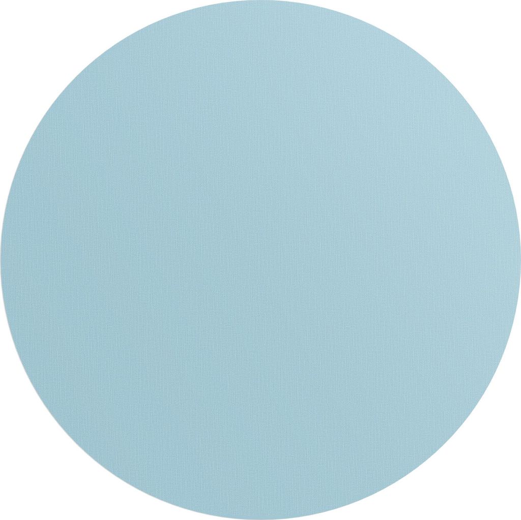 DEQORI Fototapete rund Ø 80 cm 'Pastellfarben - Cyan' Wand Tapete Leinwand Sticker