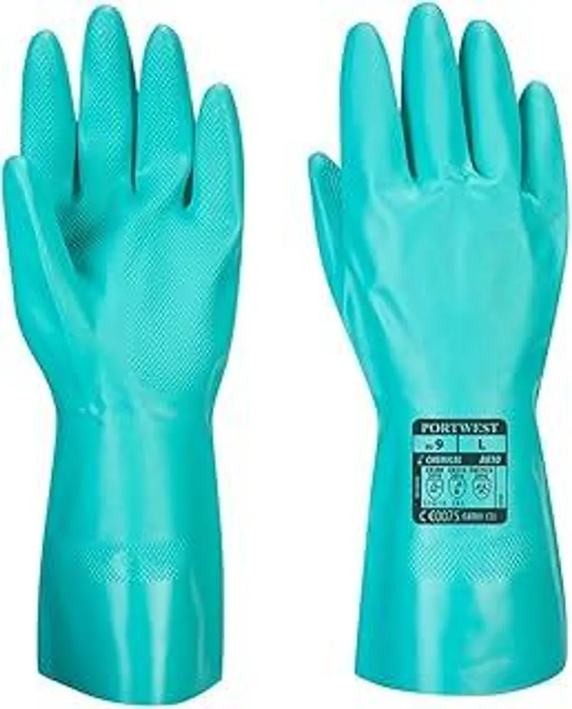 Guanti Chimici Portwest A810 Nitrosafe: Conformità CE CAT III