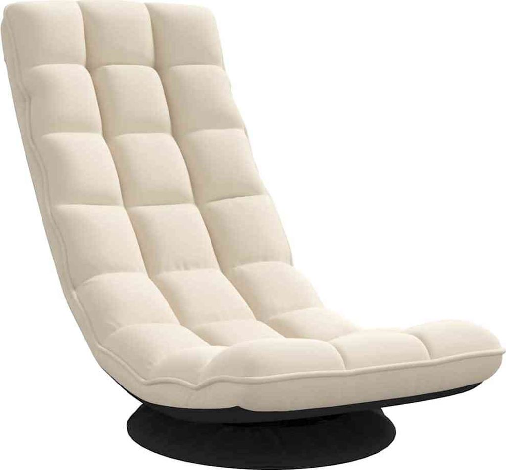 Bodenstuhl Drehbar Leinen 70x51x79 cm