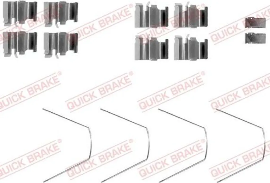 Quick Brake 109-1651 Set Accessori Freni per Mazda e Suzuki Vitara