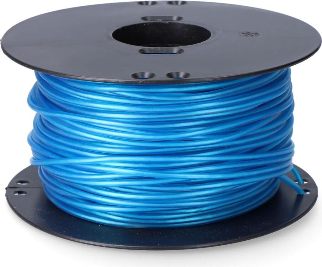 Multifilamentschnur aus beschichtetem Polypropylen und PVC (100 Meter Länge und Stärke von Ø5 mm) Farbe blau