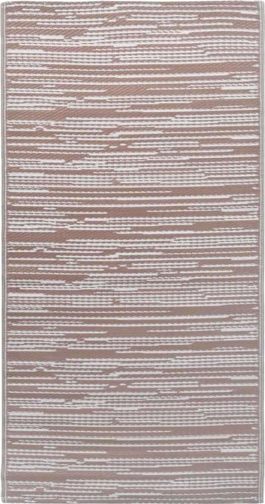 vidaXL Vonkajší koberec ARAKIL Brown 120x180 cm PP Obrázok produktu 