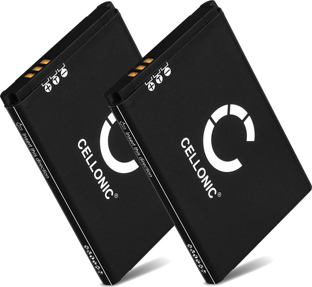 CELLONIC 2x Akku für Headset Kompatibel mit SteelSeries Arctis Pro Wireless, Siberia 800, Siberia 840, 160240 - (900mAh, 3.7V)