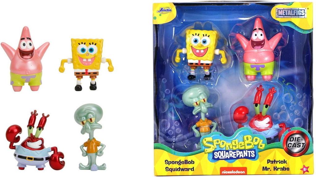 SpongeBob Jada figurki metalowe 6,5 cm kolekcjonerskie 4 Obrázek produktu 