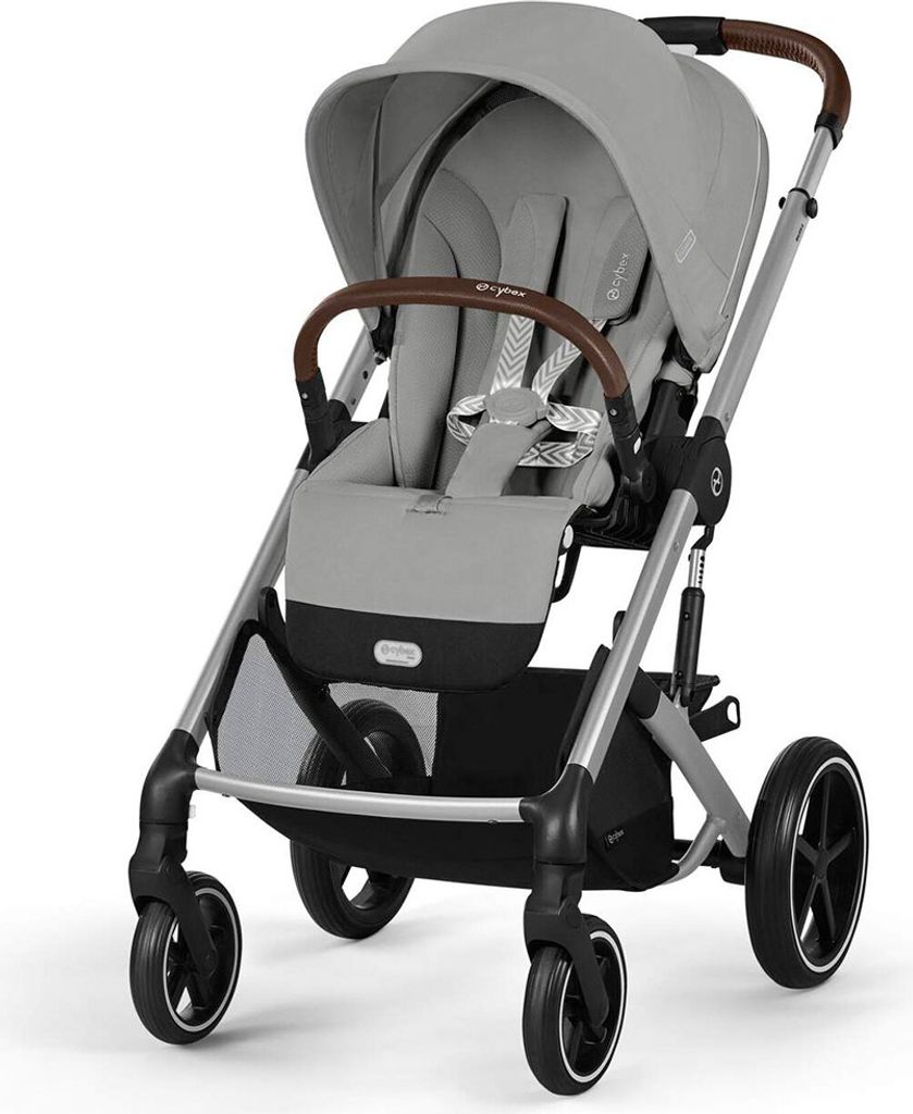 Cybex Gold - Kinderwagen Balios S Lux Silbener Rahmen - Stone Grey Kollektion 2025