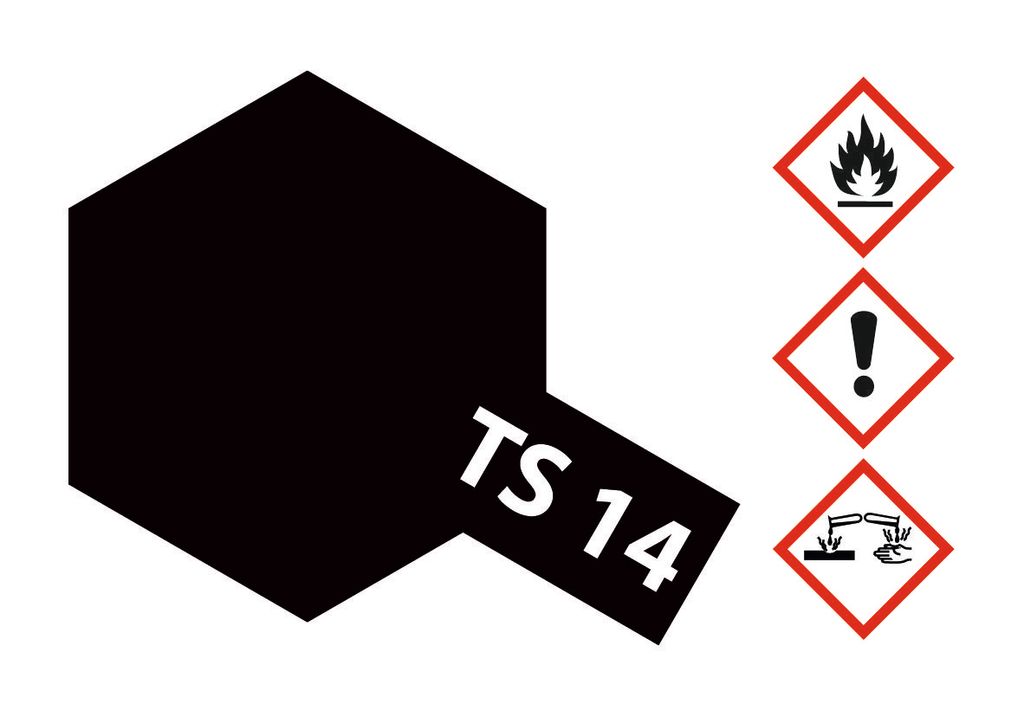 TAMIYA TS14 TS14 Schwarz glänzend - Spraydose 100ml Produktbild 