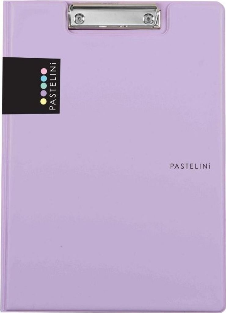 Cartella doppia A4 in plastica PASTELINI viola Immagine del prodotto 
