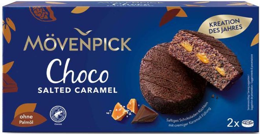 Mövenpick Choco Salted Caramel Küchlein 2x55g Produktbild 