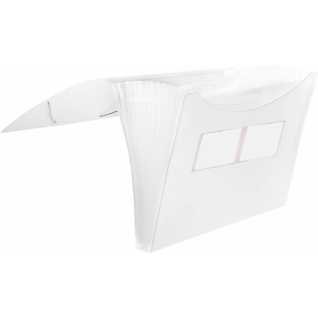 FolderSys Fächermappe 12 Fächer transparent