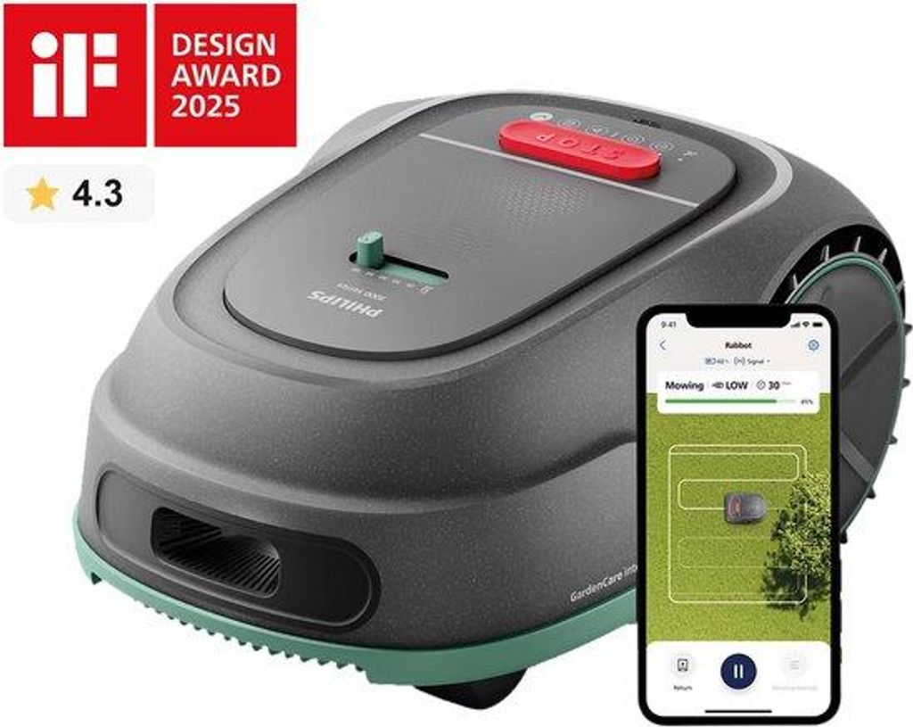 Philips Mähroboter der Serie 3000 - Kreuzmähen, Produktbild 