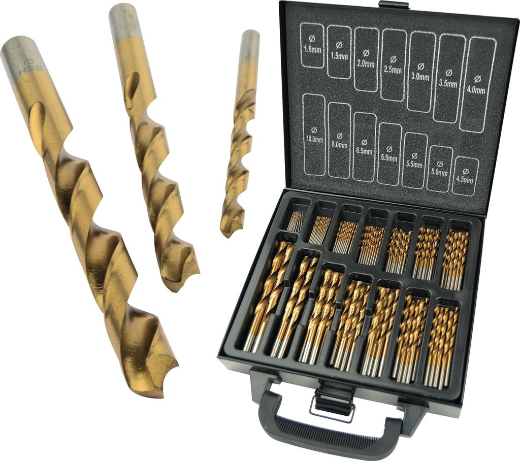 Brüder Mannesmann M54399 Zestaw wierteł krętych HSS do Zdjęcie produktu 
