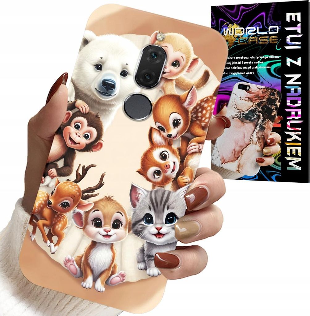 Fall Für Huawei Mate 10 Lite - Kinder Zurück In Wald Tiere Fall