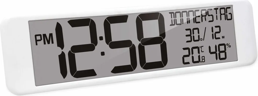 Technoline WS 8120 Horloge Radiopilotée XXL précise avec Température