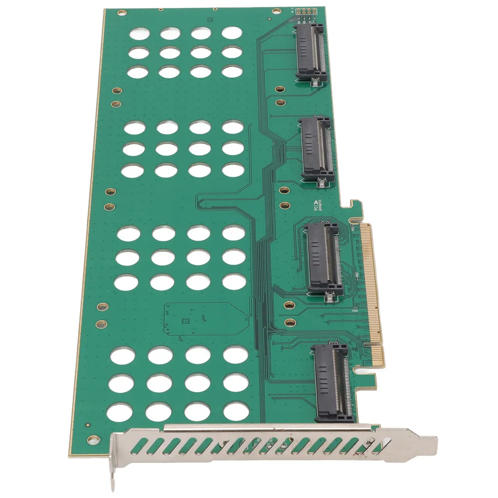 Carte Riser M.2 NVMe vers PCIe x16 pour Configuration RAID Disk Array