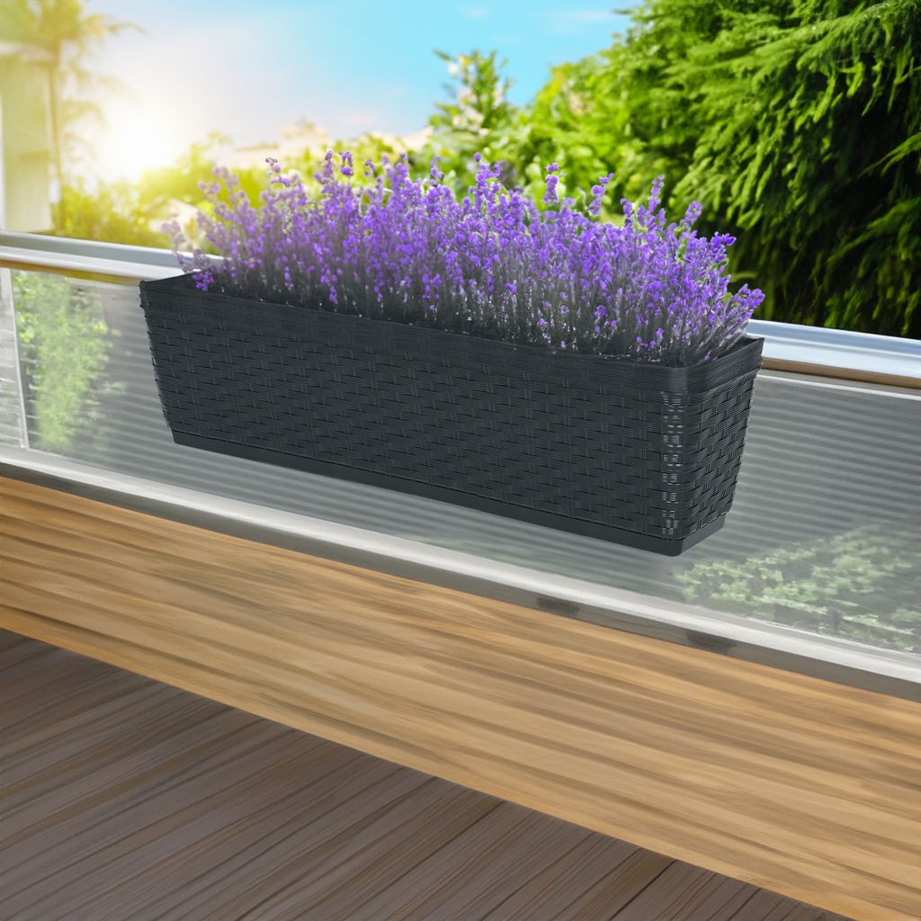 Balkon Blumenkasten mit Halterung und Kaufland.de