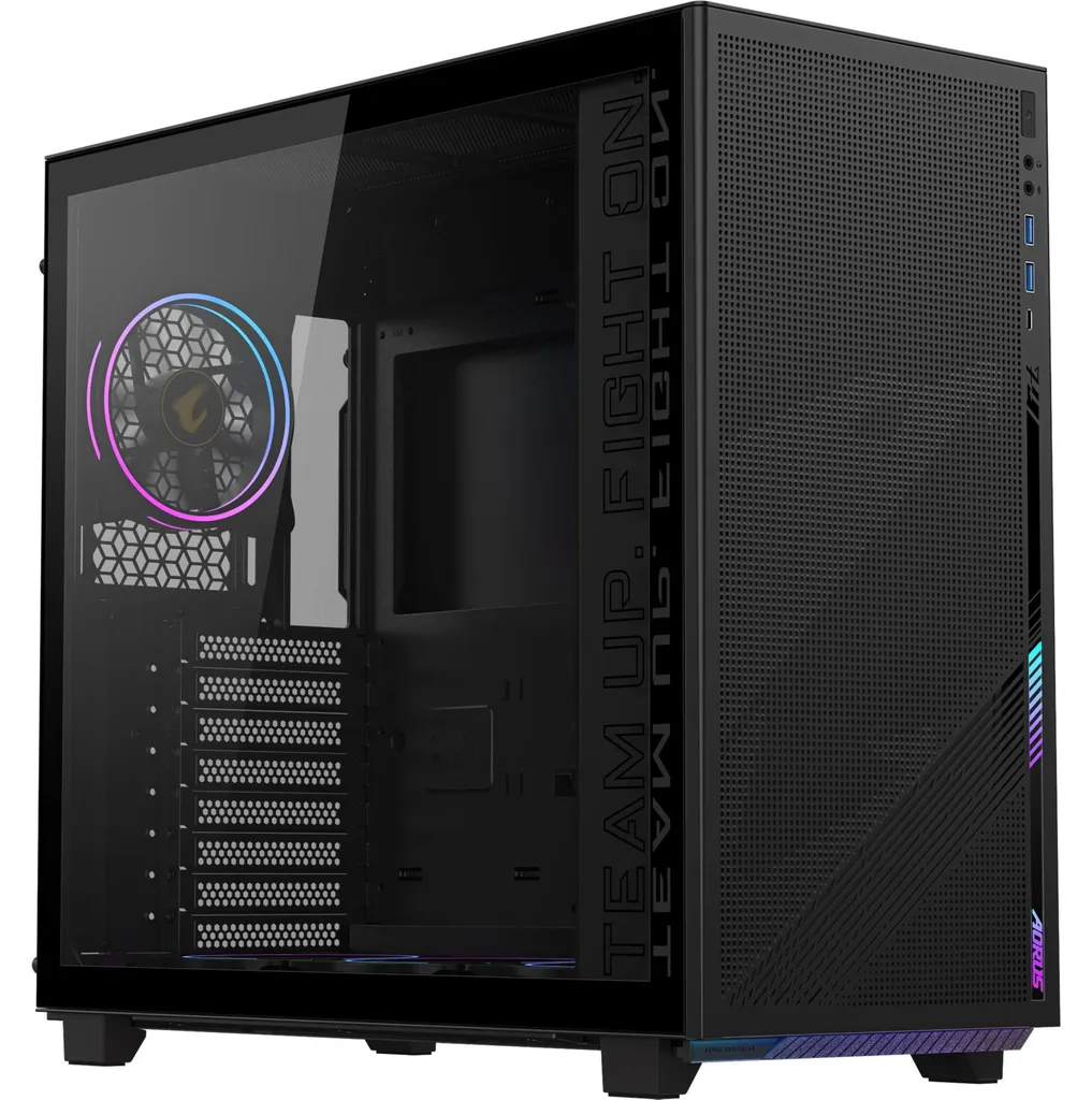 Gigabyte AORUS C400 Boîtier PC ATX Verre Trempé avec Flux d'Air Optimisé