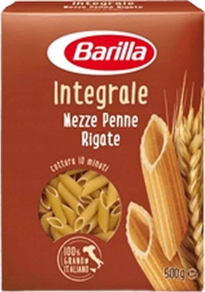 Makaron Mezze Penne Rigate Integrale 500g - Barilla Zdjęcie produktu 