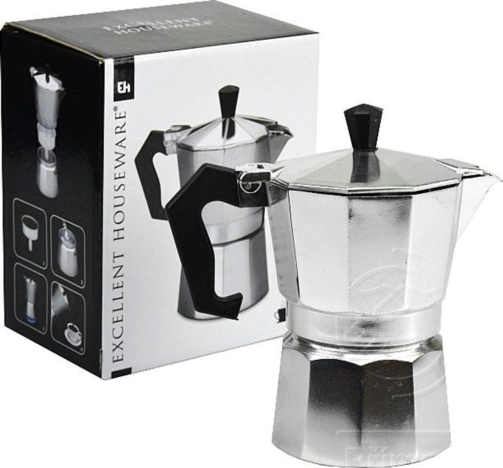 Bollitore per moka EH da 3 tazze (16 cm) - 8711295435515 Immagine del prodotto 
