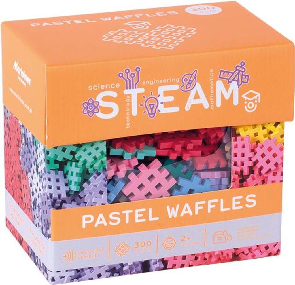 MARIOINEX Mini-Pastell-Waffelblöcke 300 Stück 03636