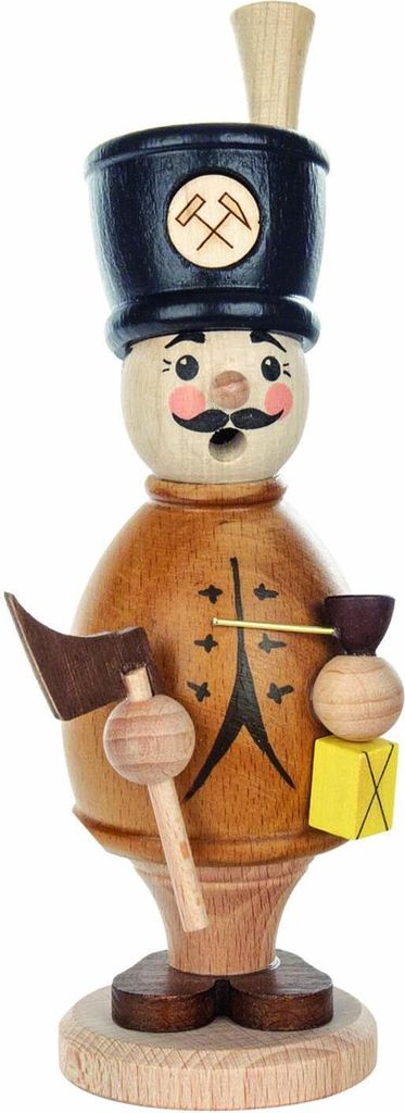 Räucherfigur Bergmann mit Laterne BxHxT 8,5x16x8,5cm NEU