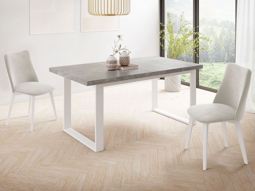 Rechteckiger Loft Esstisch Für Wohnzimmer - Loft Stil Produktbild 
