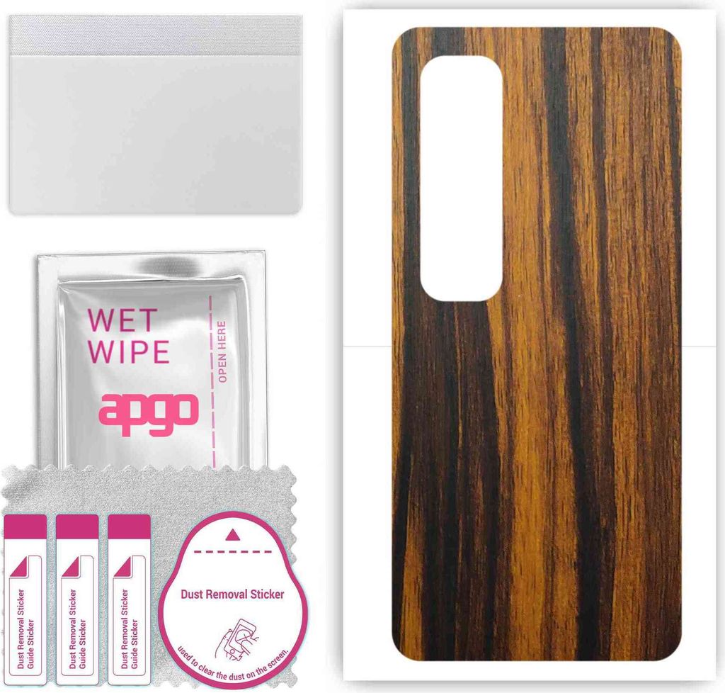 apgo Rückseite Schutzfolie, Skin, kompatibel mit Xiaomi Mi 10 Ultra, Hinten Displayschutzfolie aus Vinylfolie, kratzfest, einfache Montage - Tiger...