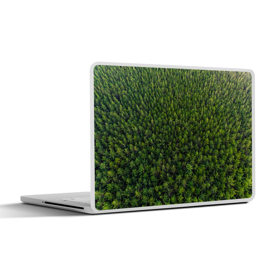 MuchoWow Laptop Aufkleber Sticker Cover Wald - Neuseeland - Natur 32.5x23.5 cm - Sticker für Laptop - Selbstklebend