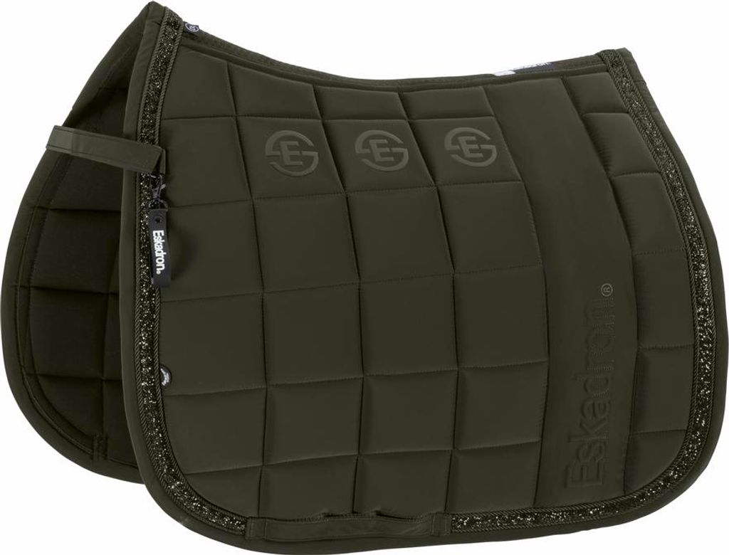 Eskadron Schabracke BIG SQUARE JEWEL deep green oliv DYNAMIC 25 H/W, Größe:VS