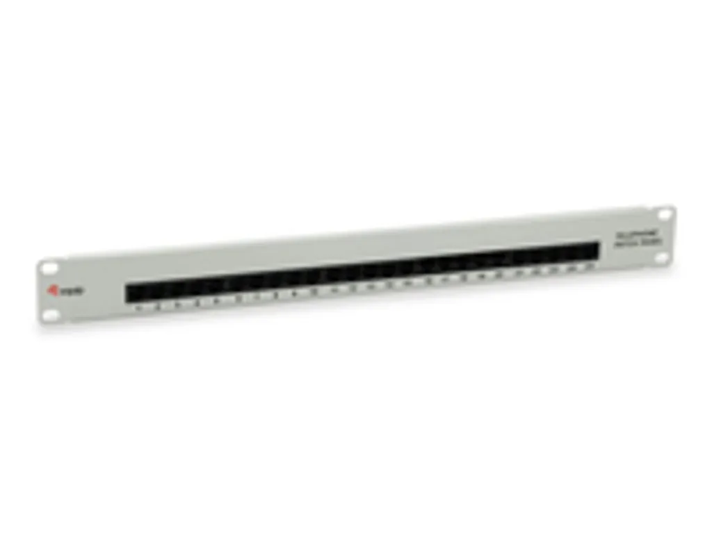 Panneau de brassage Cat3 25 ports ISDN pour une installation propre 1U