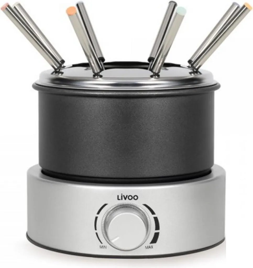 Appareil fondue Livoo 800W chauffe rapide 8 personnes caquelon robuste