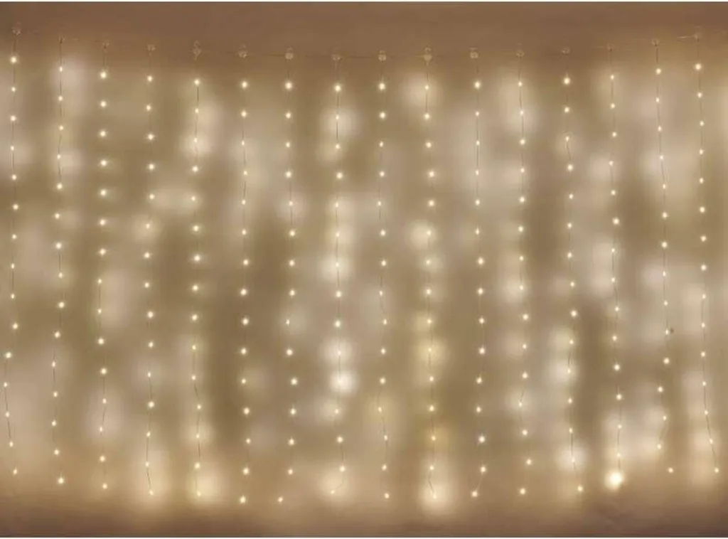Illumination de Fenêtre Noël Rideau LED 2,9x2m Blanc Chaud EMOS - 15
