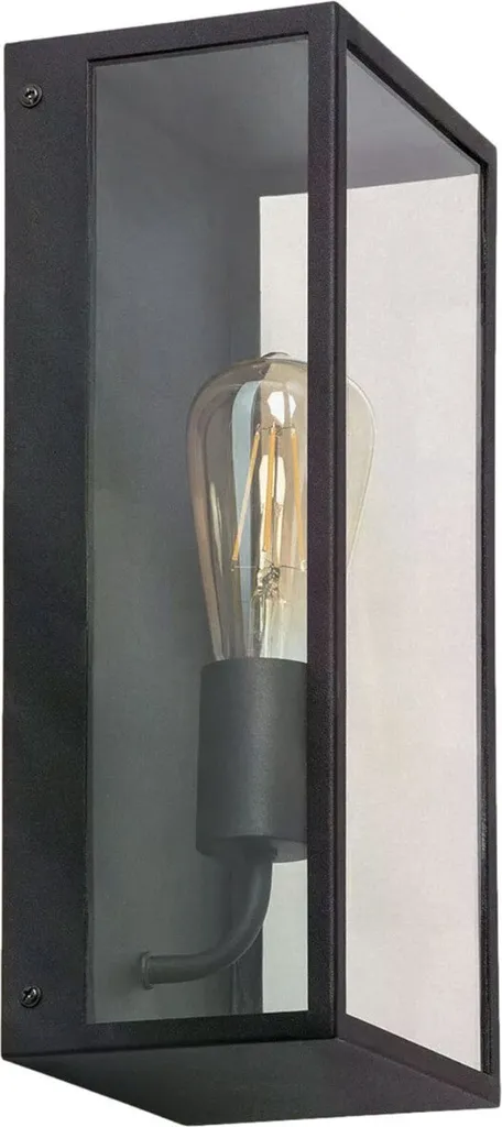 Éclairage extérieur pour terrasse et jardin Leonardo Noir E27 40W IP44