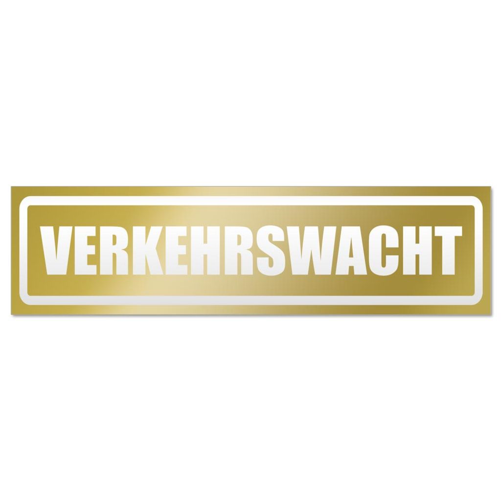 Verkehrswacht invertiert Magnetschild Schild magnetisch