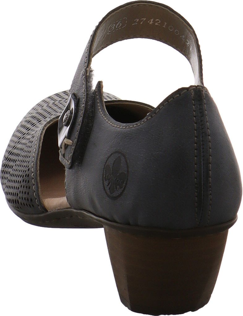Rieker Komfort Pumps Damen 31353133353630 Blau 40 EU Produktbild 35
