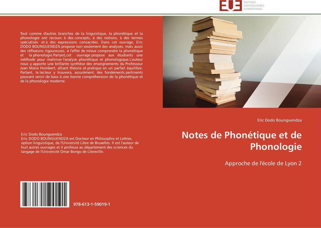 Notes de Phonétique et de Phonologie