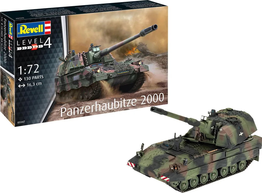 Revell Panzerhaubitze 2000 1:72 Maquette Blindé Militaire Allemand