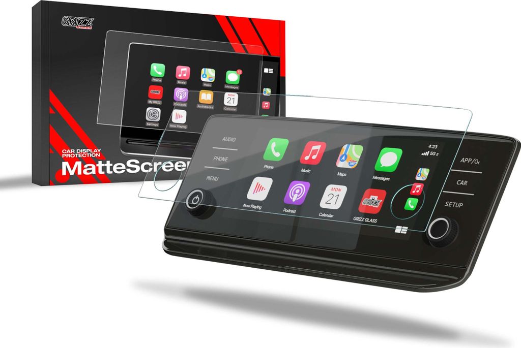 Matte Autodisplayfolie für Skoda Fabia 4 8" Bolero (2021-2024), Grizz Protector