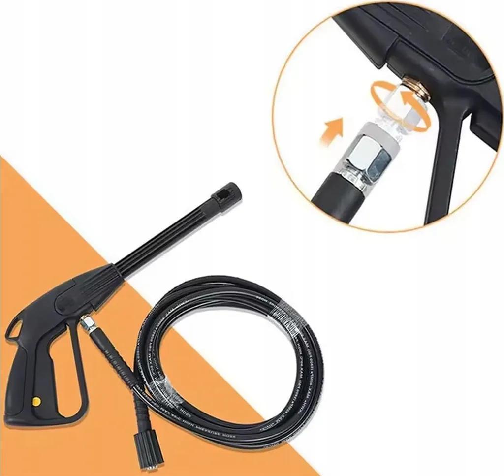 Rosfix Set VarioJet 5m: Pistola Alta Pressione M22x1,5 e Tubo 155 Bar - 4