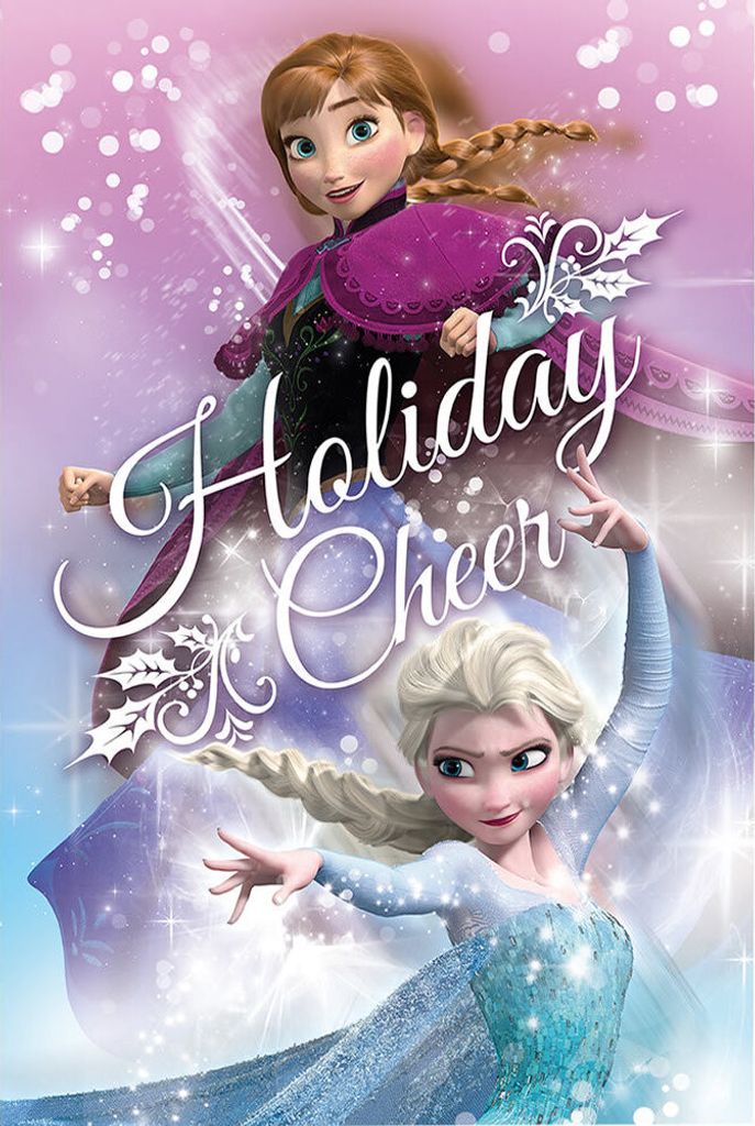 Frozen Kinder Fleece Decke Kuscheldecke 100 x 150 cm Anna und Elsa Disney