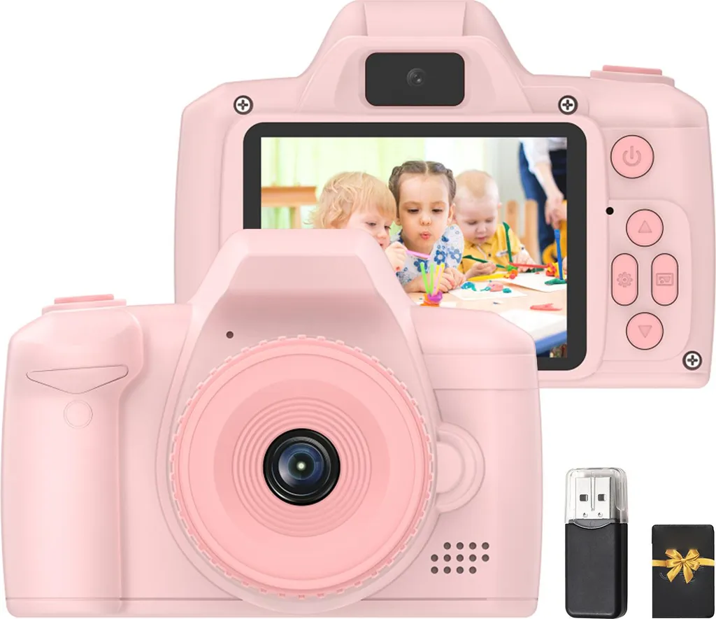 Appareil Photo Zorrliy Pour Enfants – 48 MP, HD 1080p, 32 Go – Coque Big Foot – Dès 3 Ans