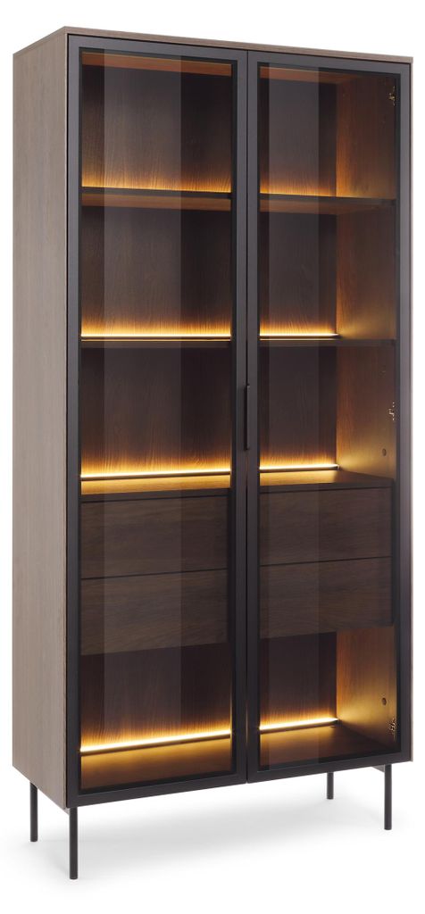 Lumi Showcase 194 x 91 x 39 Eiche Dunin Premium Produktbild 