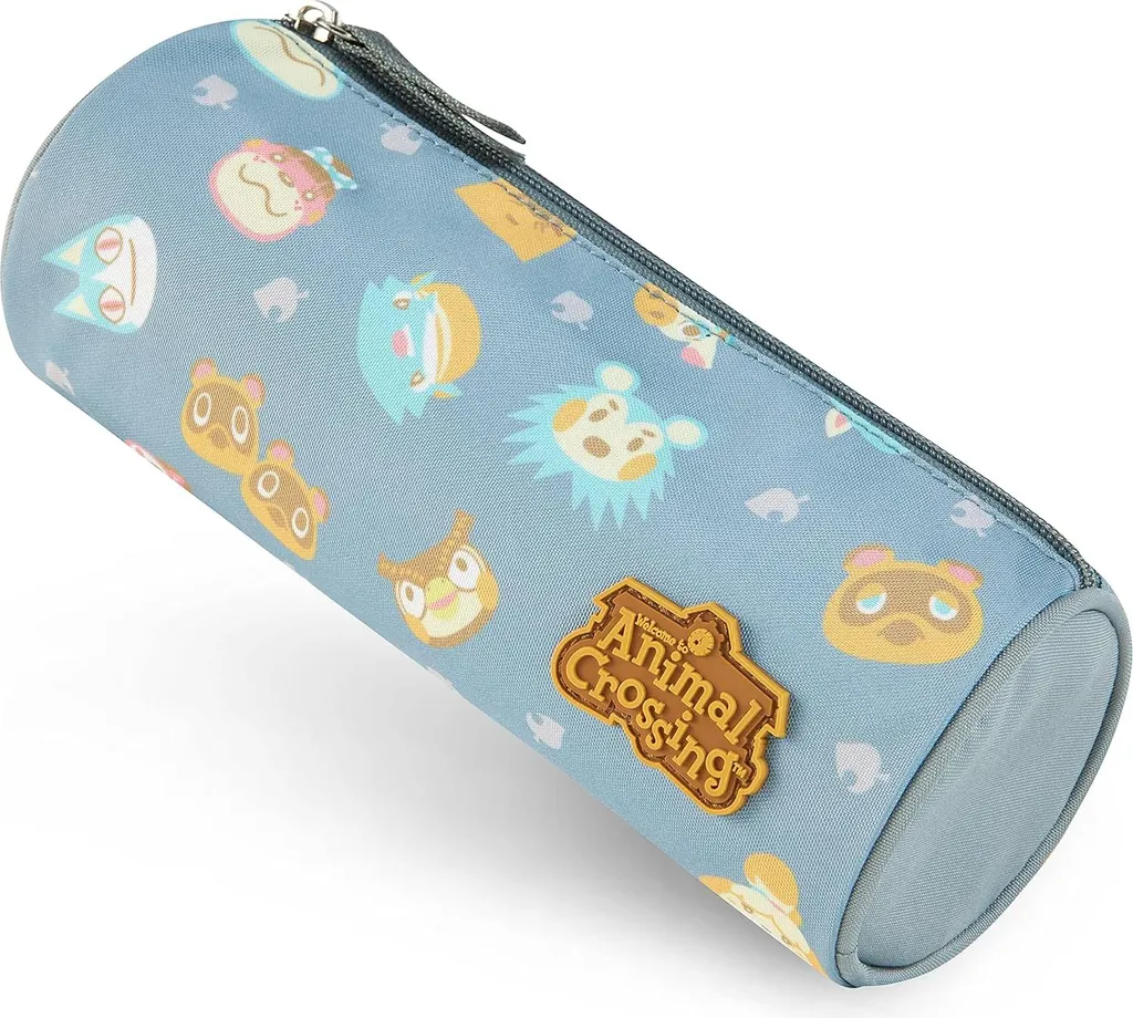 Trousse à crayons grise anti-encombrement pour sac d'école organisé