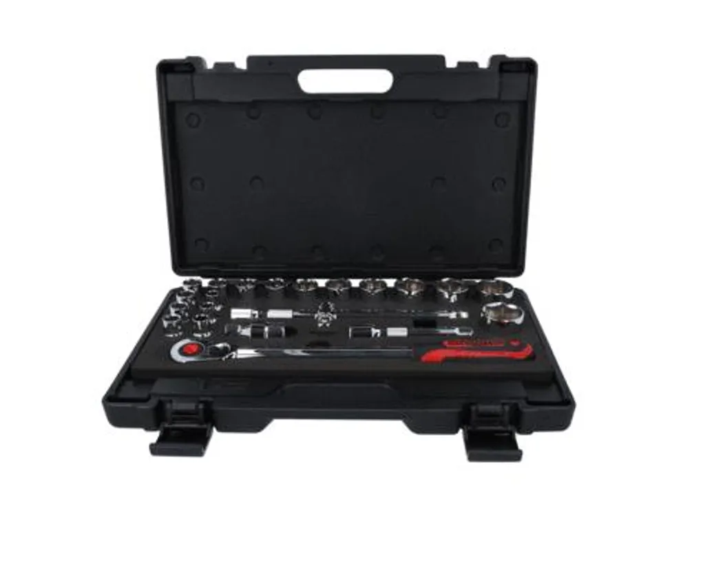 Jeu de clés à douilles CHROMEplus 1/2" KS TOOLS - Finition miroir - 10