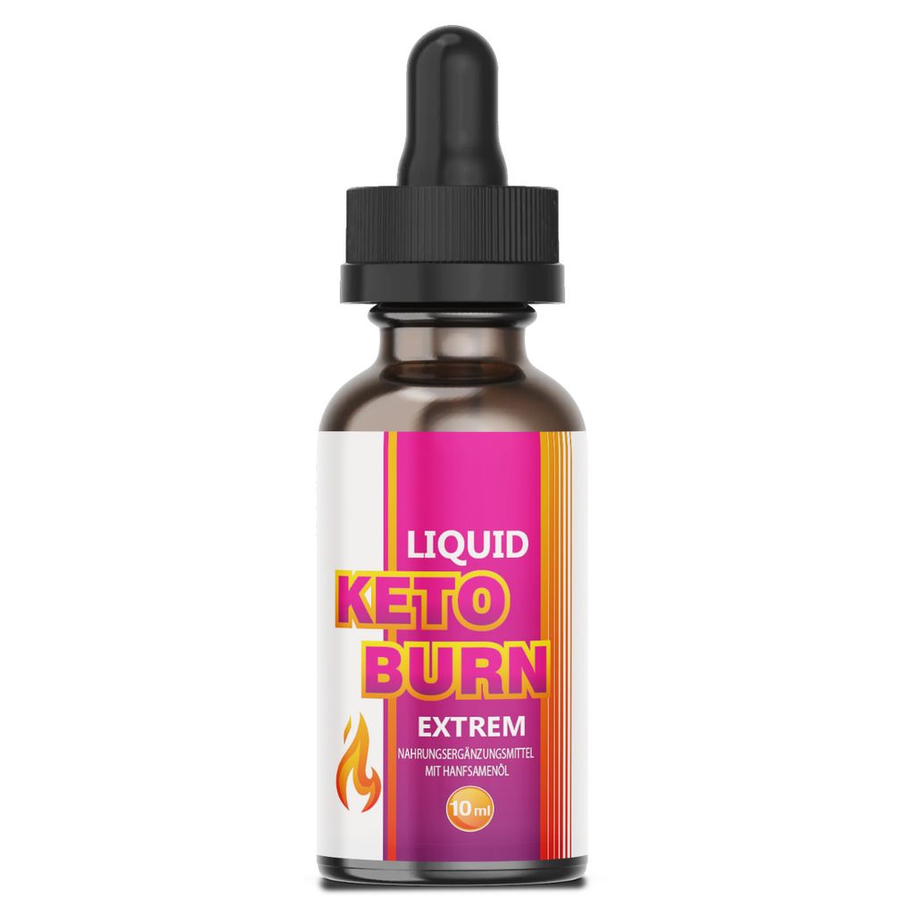 Saint Nutrition Keto Burn Liquid - Stoffwechsel anregen – unterstützt Gеwichtsverlust – für Frauen & Männer – Hаnfsamenöl – verbess...
