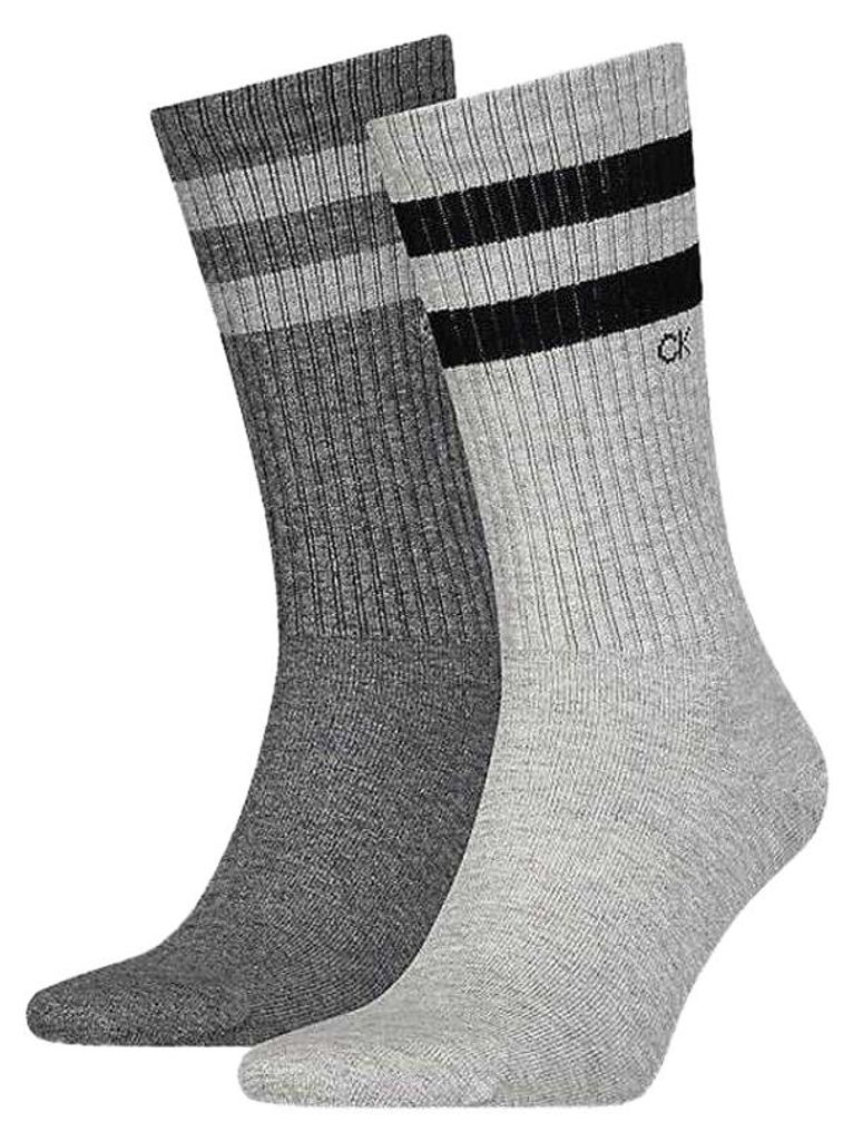 Calvin Klein - Socken für Herren, Meliert NA723 (43 EU - 47 EU) (Grau)