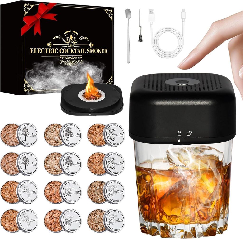 Cadeau de Noël pour papa, Kit Fumoir à Cocktail, Kit Fumoir Image du produit 